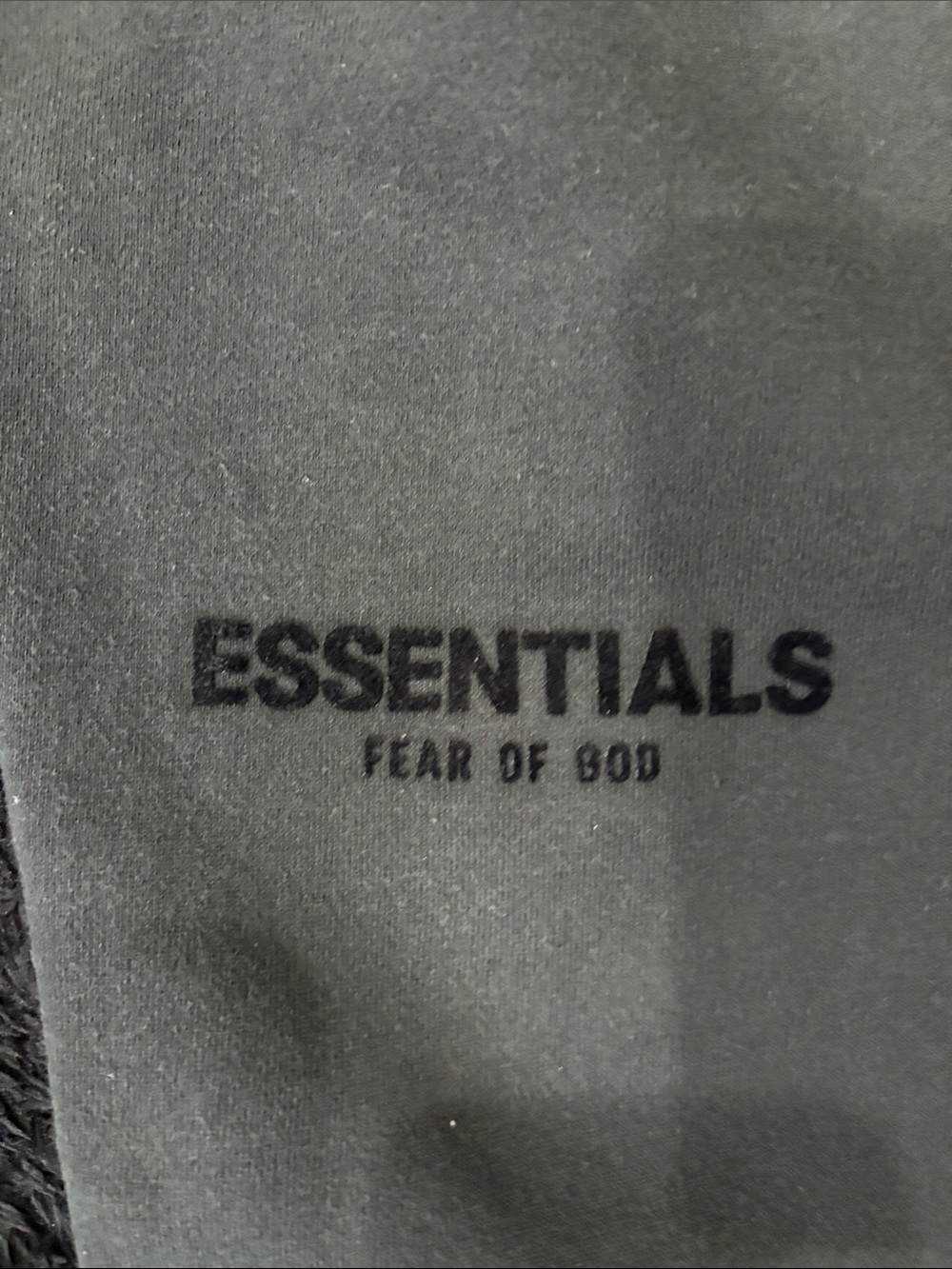 Men’s Fear of God Essentials Stretch Limo Sweatpants-Black-Like New - Picture 5 of 5